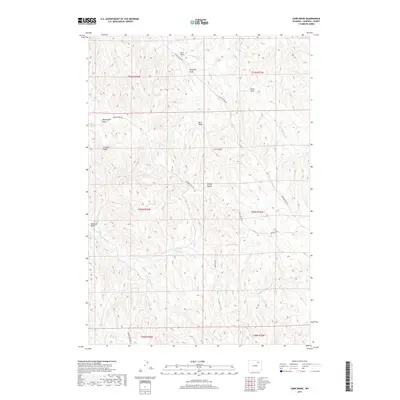 2017 Map of Carr Draw, 2017 Print