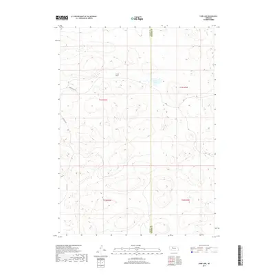 2017 Map of Carr Lake, 2017 Print