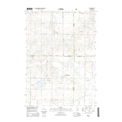 2014 Map of Carr, 2014 Print