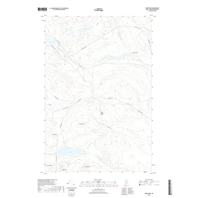 2018 Map of Carr Pond, 2018 Print