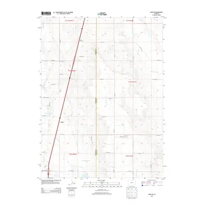 2013 Map of Carr SW, 2013 Print
