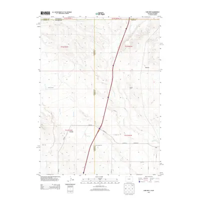 2013 Map of Carr West, 2013 Print