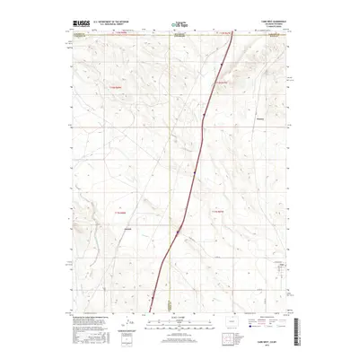 2016 Map of Carr West, 2016 Print