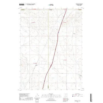 2019 Map of Carr West, 2019 Print
