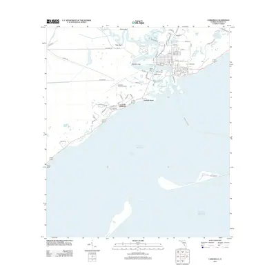 2012 Map of Carrabelle, 2012 Print