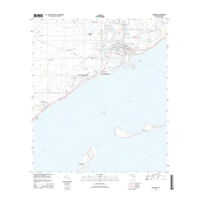 2015 Map of Carrabelle, 2015 Print