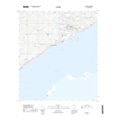 2018 Map of Carrabelle, 2018 Print
