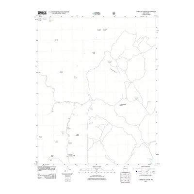 2011 Map of Carracas Canyon, 2011 Print