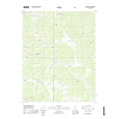 2020 Map of Carracas Canyon, 2020 Print