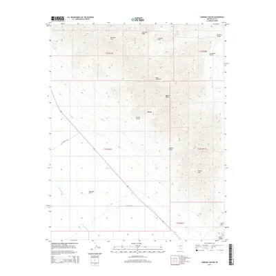 2014 Map of Carrara Canyon, 2014 Print