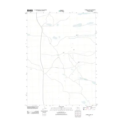 2011 Map of Carrico Lakes, 2011 Print