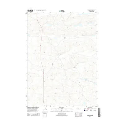 2014 Map of Carrico Lakes, 2014 Print
