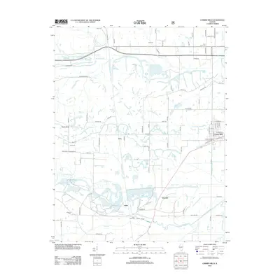 2012 Map of Carrier Mills, 2012 Print