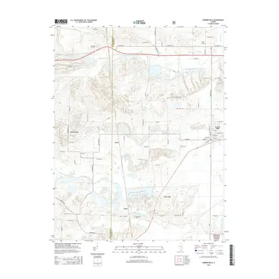 2015 Map of Carrier Mills, 2015 Print