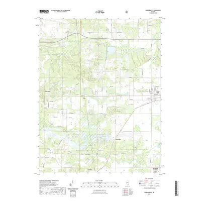 2021 Map of Carrier Mills, 2021 Print