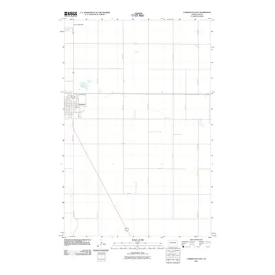 2011 Map of Carrington East, 2011 Print