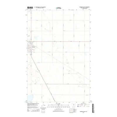 2014 Map of Carrington East, 2014 Print