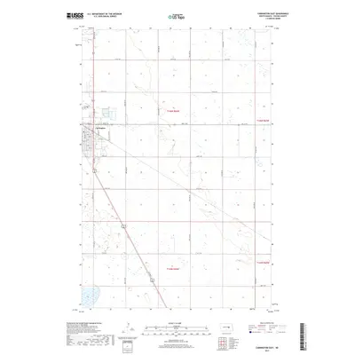 2017 Map of Carrington East, 2017 Print