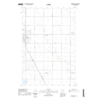 2020 Map of Carrington East, 2020 Print