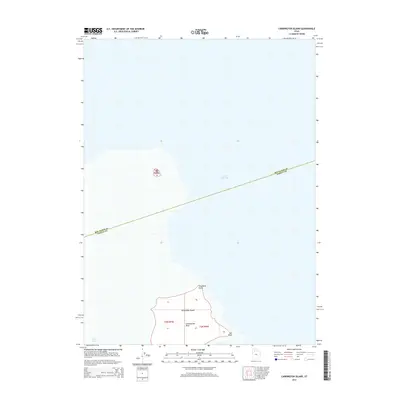 2014 Map of Carrington Island, 2014 Print