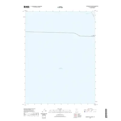 2020 Map of Carrington Island NE, 2020 Print