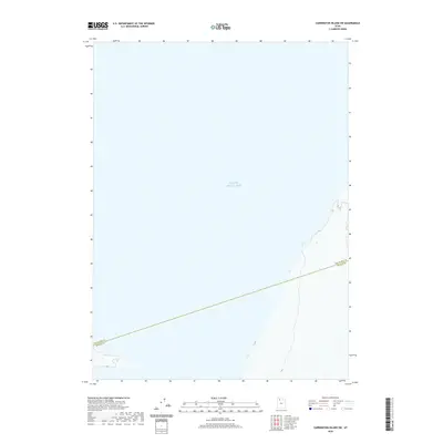 2020 Map of Carrington Island SW, 2020 Print