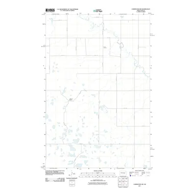 2011 Map of Carrington SW, 2011 Print