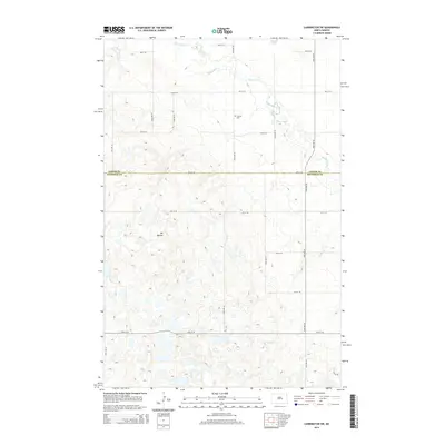 2014 Map of Carrington SW, 2014 Print