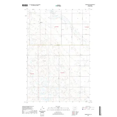 2020 Map of Carrington SW, 2020 Print