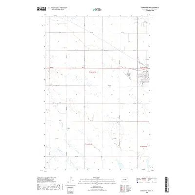 2018 Map of Carrington West, 2018 Print