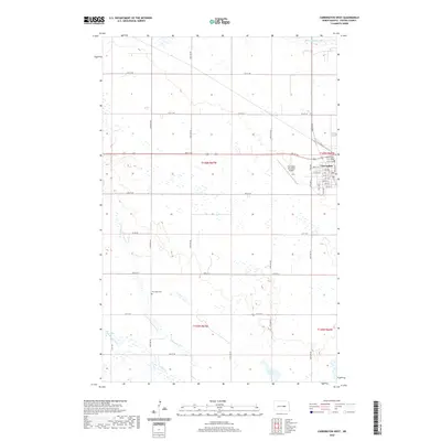2020 Map of Carrington West, 2020 Print