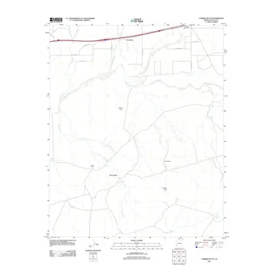 2011 Map of Carrizo Butte, 2011 Print