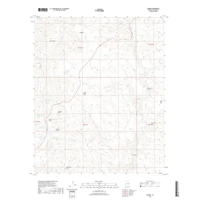 2018 Map of Carrizo, 2018 Print