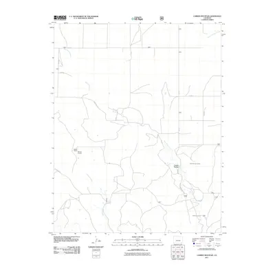 2011 Map of Carrizo Mountain, 2011 Print