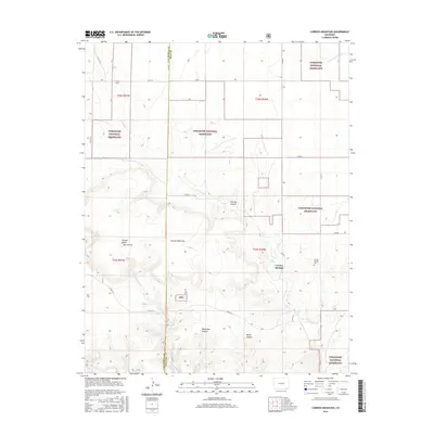 2016 Map of Carrizo Mountain, 2016 Print