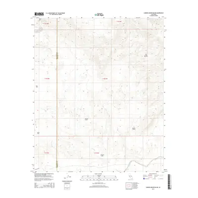 2015 Map of Carrizo Mountain NE, 2015 Print
