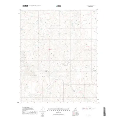 2018 Map of Carrizo SE, 2018 Print