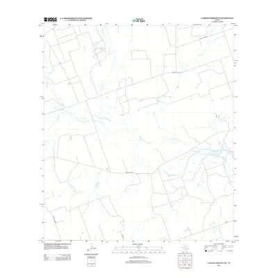 2013 Map of Carrizo Springs NW, 2013 Print