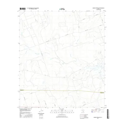 2016 Map of Carrizo Springs NW, 2016 Print