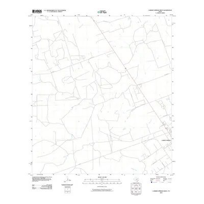 2010 Map of Carrizo Springs West, 2010 Print