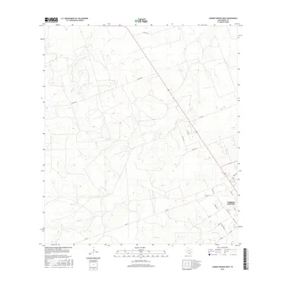 2016 Map of Carrizo Springs West, 2016 Print