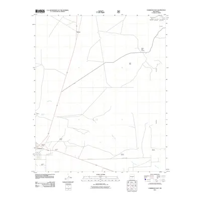 2011 Map of Carrizozo East, 2011 Print