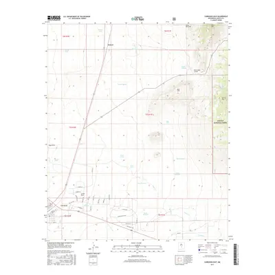 2017 Map of Carrizozo East, 2017 Print