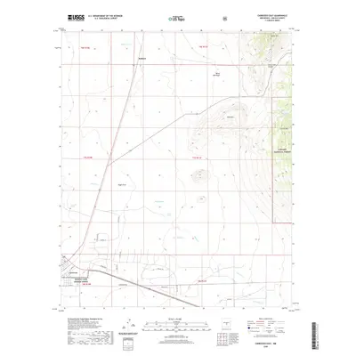 2020 Map of Carrizozo East, 2020 Print