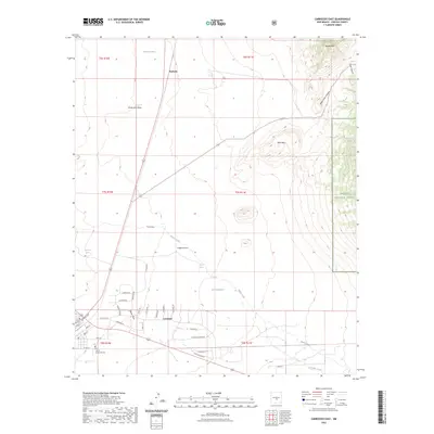 2023 Map of Carrizozo East, 2023 Print