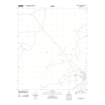 2010 Map of Carrizozo West, 2010 Print