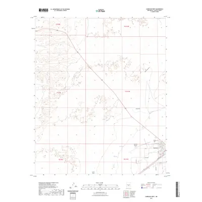 2023 Map of Carrizozo West, 2023 Print