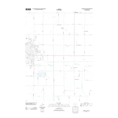 2013 Map of Carroll East, 2013 Print