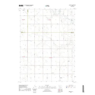 2018 Map of Carroll NE, 2018 Print