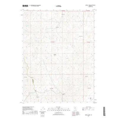 2018 Map of Carroll Summit, 2018 Print